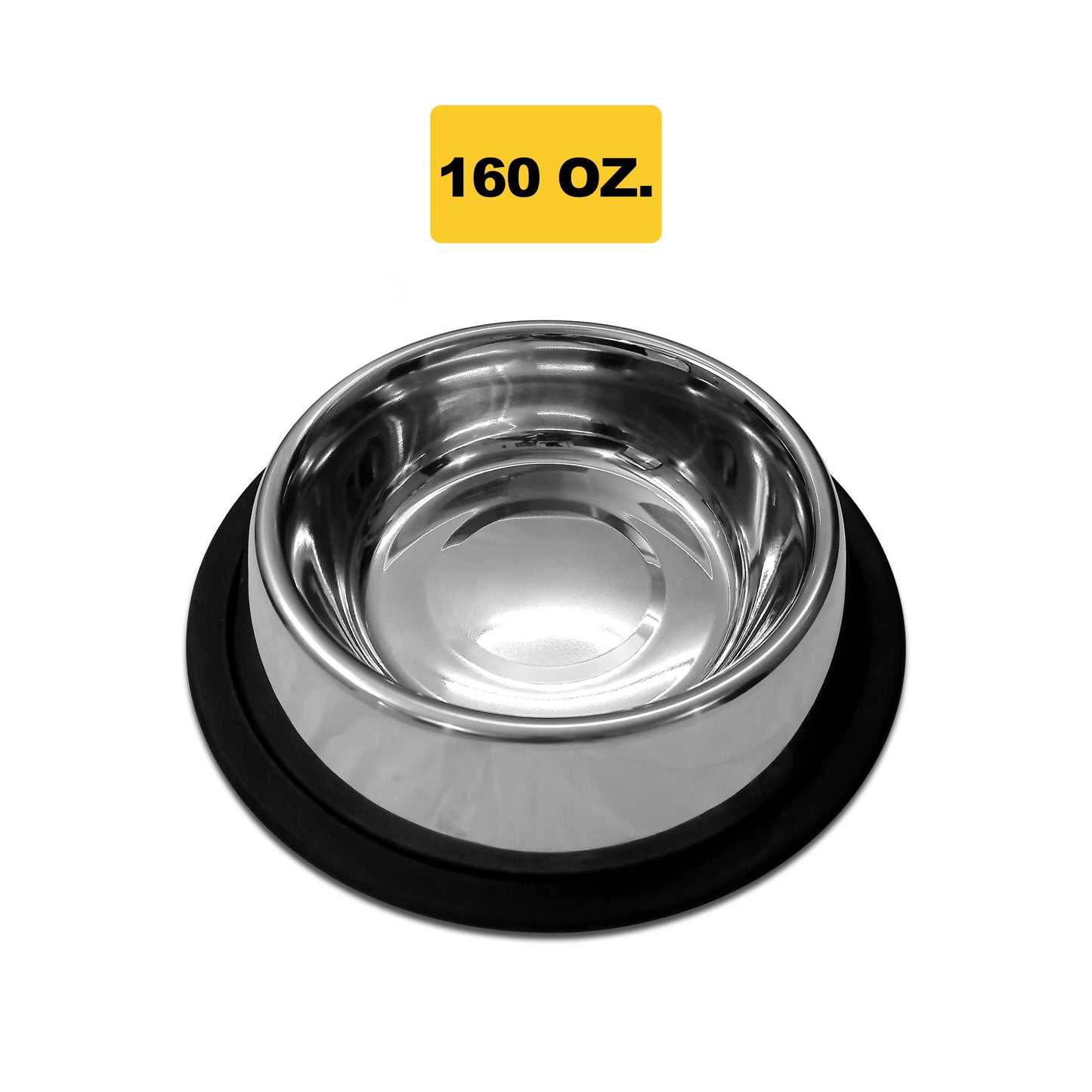 Traditional Shape Non-Skid Stainless Steel Pet Bowl – Durable No-Tip Design for Dogs & Cats, Spill-Proof Stainless Bowl by Advance Pet Products - Advance Pets Product