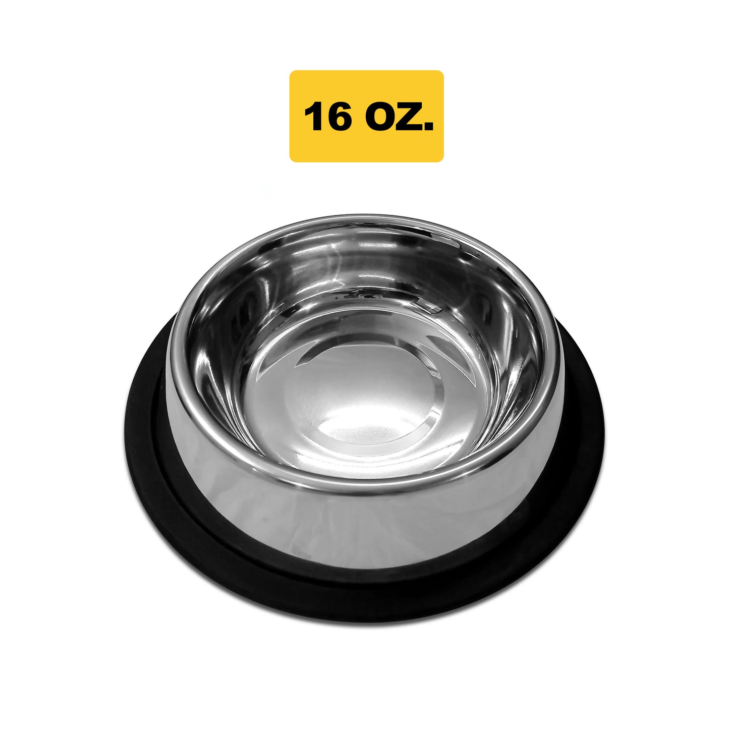 Traditional Shape Non-Skid Stainless Steel Pet Bowl – Durable No-Tip Design for Dogs & Cats, Spill-Proof Stainless Bowl by Advance Pet Products - Advance Pets Product