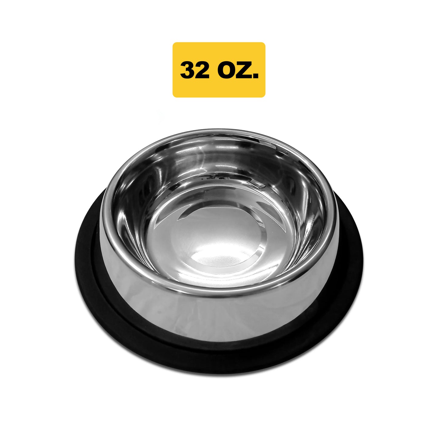 Traditional Shape Non-Skid Stainless Steel Pet Bowl – Durable No-Tip Design for Dogs & Cats, Spill-Proof Stainless Bowl by Advance Pet Products - Advance Pets Product