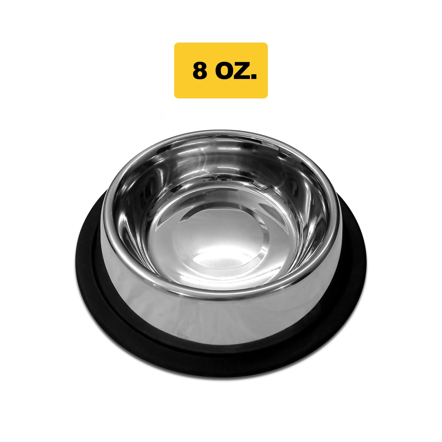 Traditional Shape Non-Skid Stainless Steel Pet Bowl – Durable No-Tip Design for Dogs & Cats, Spill-Proof Stainless Bowl by Advance Pet Products - Advance Pets Product
