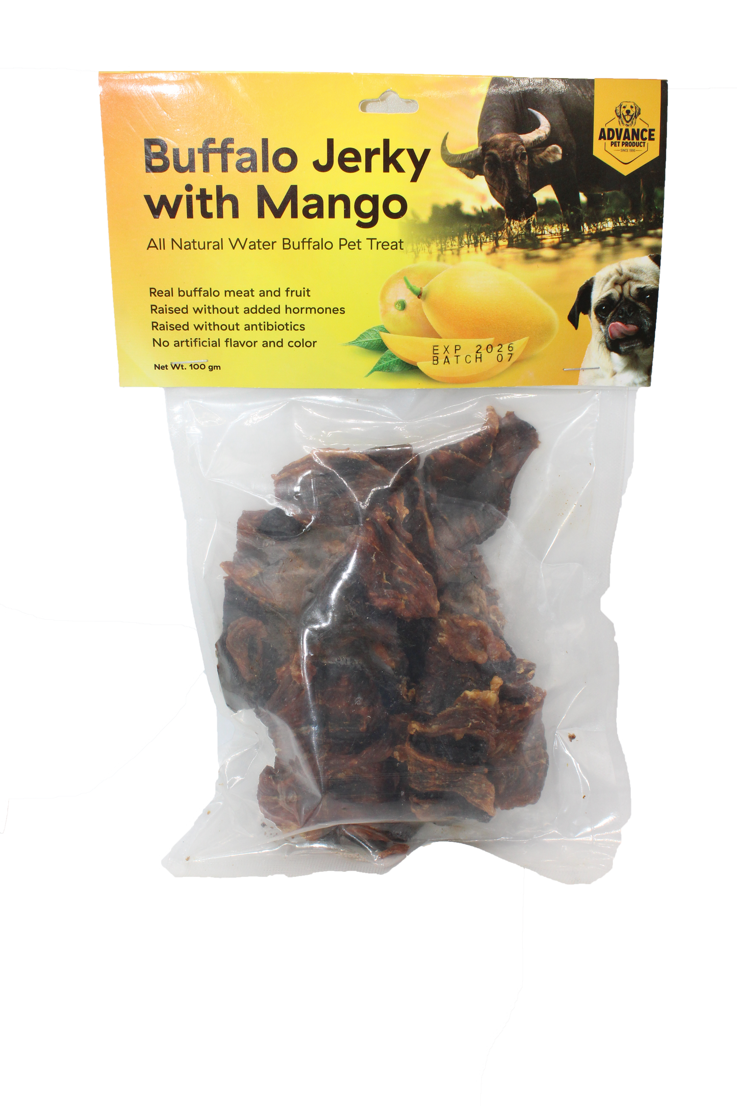 Buffalo Jerky Treats for Dogs – All-Natural, High-Protein, Grain-Free Snacking