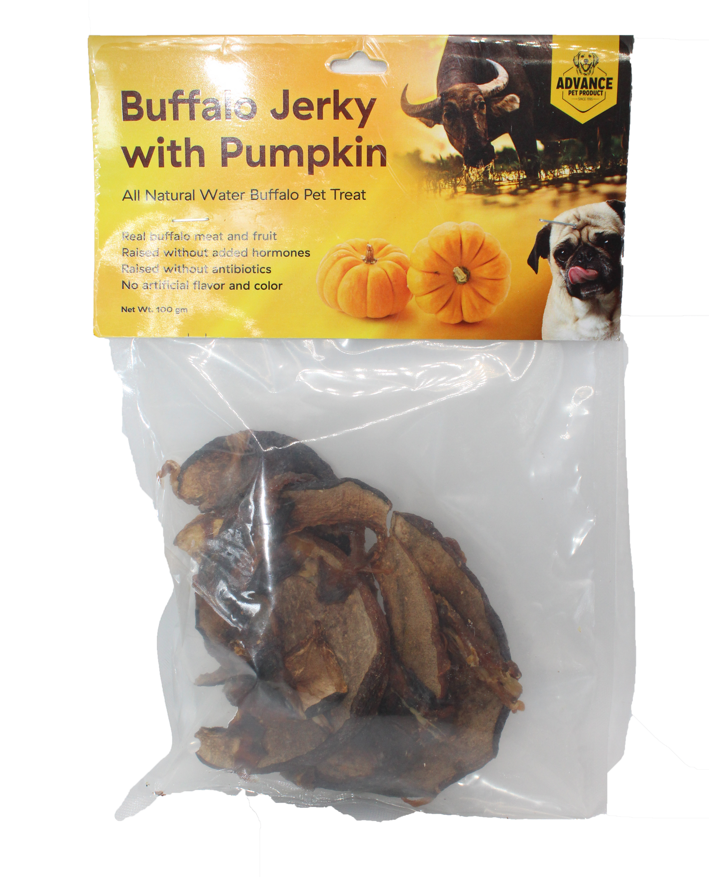 Buffalo Jerky Treats for Dogs – All-Natural, High-Protein, Grain-Free Snacking - Advance Pets Product