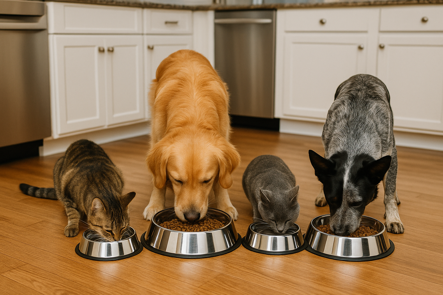 Traditional Shape Non-Skid Stainless Steel Pet Bowl – Durable No-Tip Design for Dogs & Cats, Spill-Proof Stainless Bowl by Advance Pet Products - Advance Pets Product
