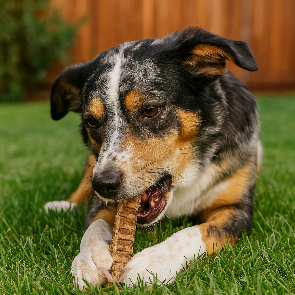 Water Buffalo Trachea Dog Chew – Natural Crunchy Dog Treat for Dental Health