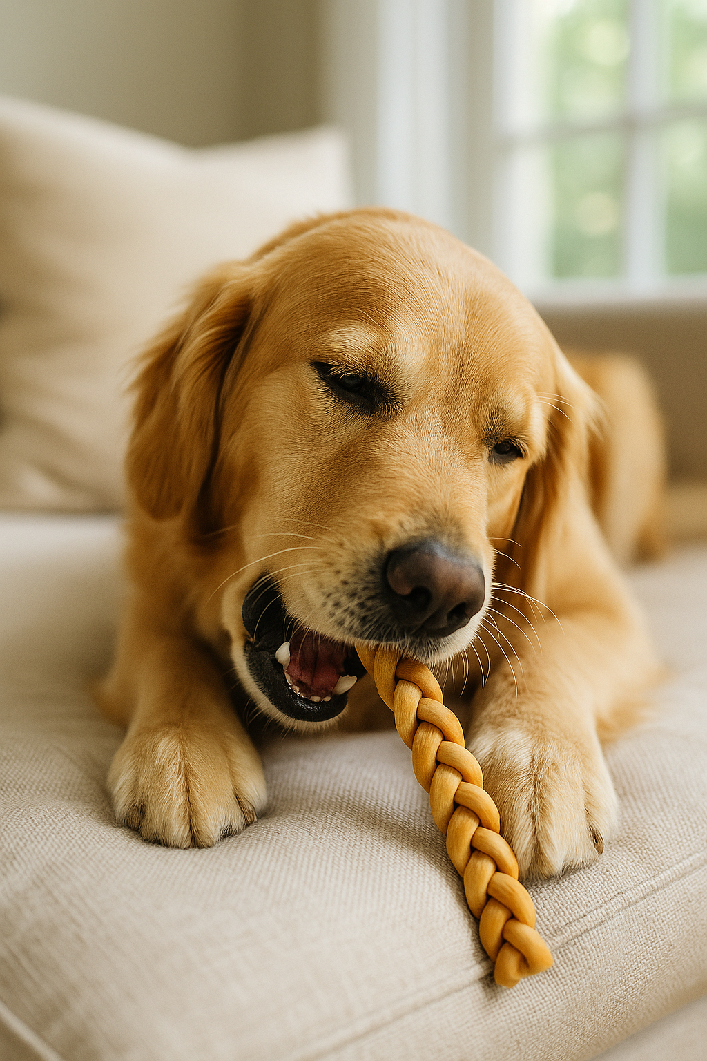Braided Collagen Sticks for Dogs – Long-Lasting, High-Protein Chews for Joint & Coat Health