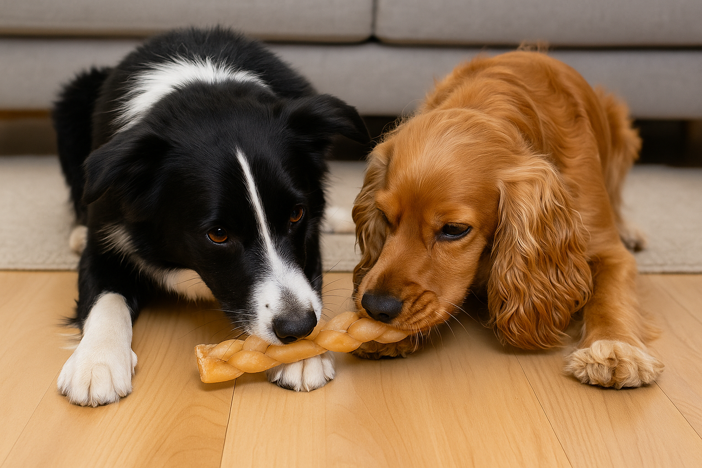 Braided Collagen Sticks for Dogs – 6 Inch, Rawhide-Free, Bulk Pack Available