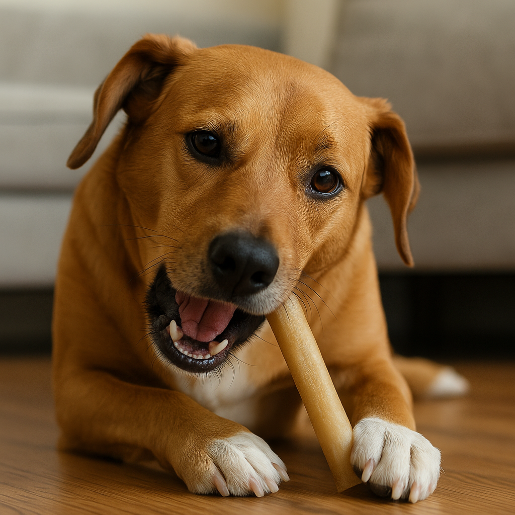 6-Inch Collagen Sticks for Dogs – Pack of 4 | Odor-Free, Long-Lasting, Rawhide Alternative