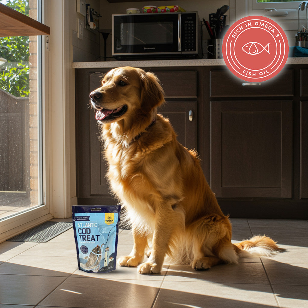 Wild Caught Atlantic Cod Skin Treats – Crunchy, Omega-Rich Chews for Dogs - Advance Pets Product