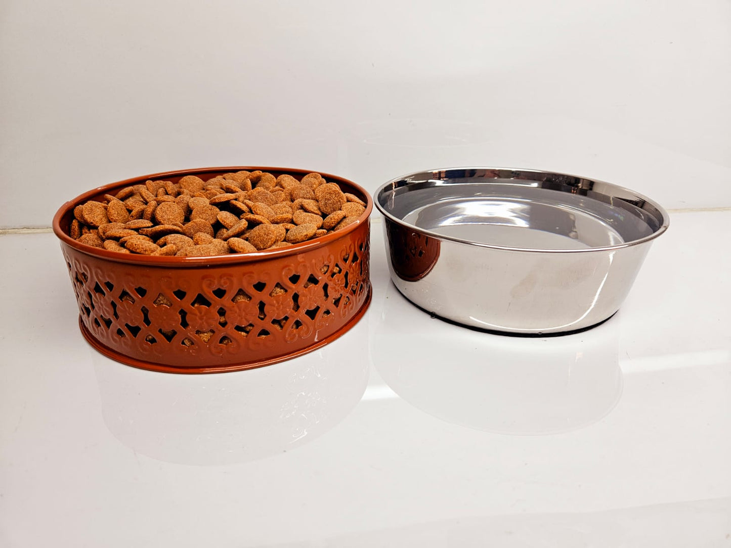 Windsor Elevated Dog Feeder with Built-In Storage – Raised Stainless Steel Bowls for Better Posture, Digestion & Organization - Advance Pets Product