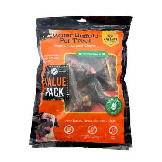 12 Piece Water Buffalo Chew Variety Pack – Long Lasting, All Natural Treats for Dogs - Advance Pets Product