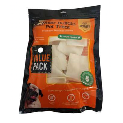 20 Pack Beef Cheek Chips – 100% Natural, Grass Fed, Long Lasting Dog Chews - Advance Pets Product