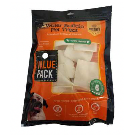 20 Pack Beef Cheek Chips – 100% Natural, Grass Fed, Long Lasting Dog Chews - Advance Pets Product