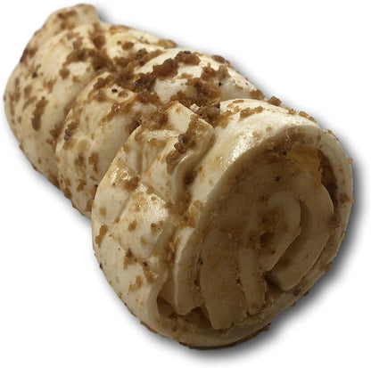 Small Buffalo Beef Cheek Roll with Bully Dust – All Natural Dog Chew - 1 Pc. - Advance Pets Product