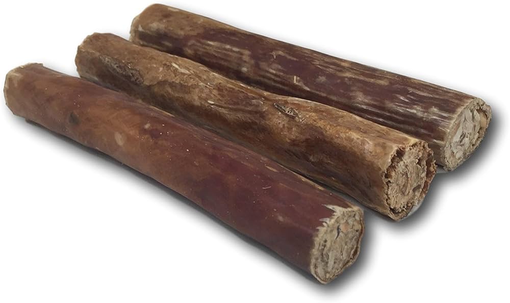 Beef Pizzle Stuffed Esophagus Dog Chews – Natural, High Protein, Dental Health Treats for Dogs