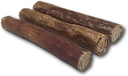 Beef Pizzle Stuffed Esophagus Dog Chews – Natural, High Protein, Dental Health Treats for Dogs