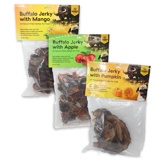 Buffalo Jerky Treats for Dogs – All-Natural, High-Protein, Grain-Free Snacking