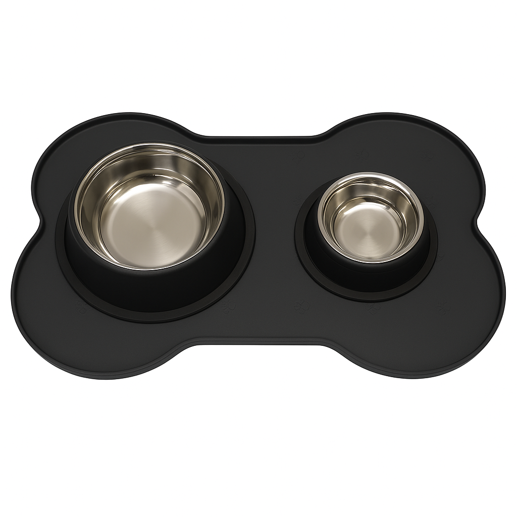 Large Bone-Shaped Silicone Mat – Mess-Free Feeding in Style - Advance Pets Product