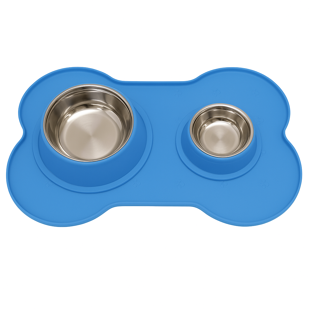 Large Bone-Shaped Silicone Mat – Mess-Free Feeding in Style - Advance Pets Product