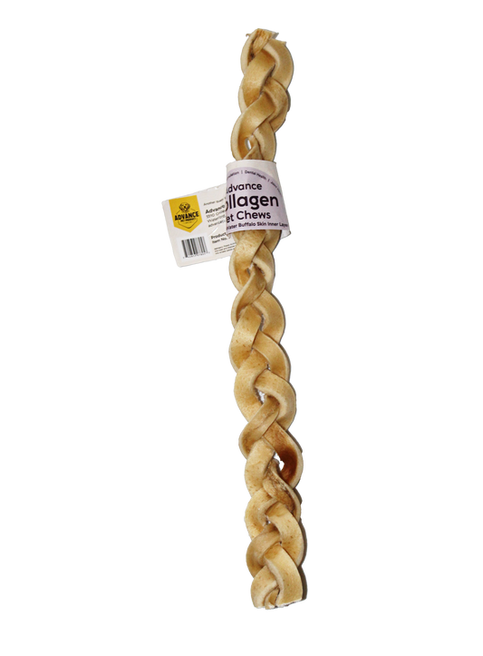 Braided Collagen Sticks for Dogs – Long-Lasting, High-Protein Chews for Joint & Coat Health