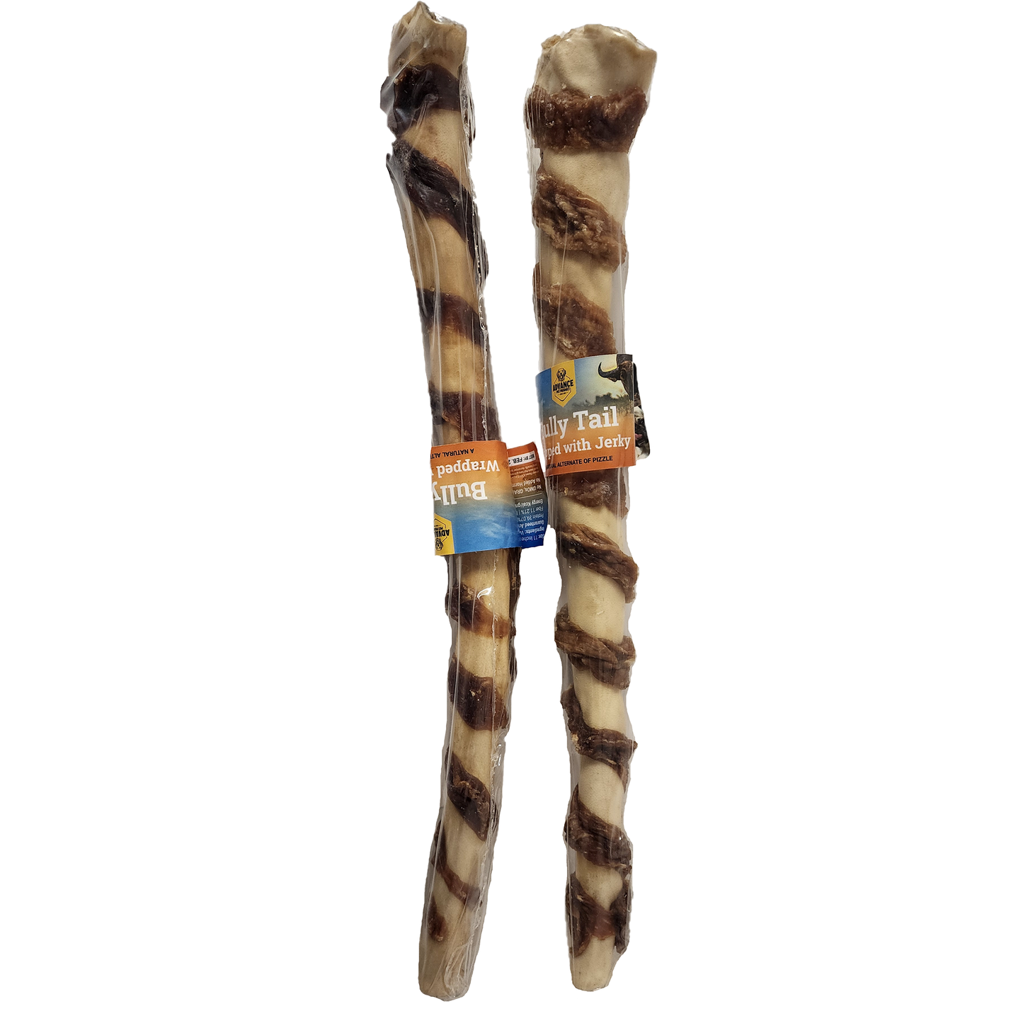 Water Buffalo Tail Wrapped in Jerky – Natural, Long-Lasting Dog Treat - Advance Pets Product