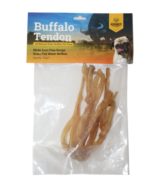 Buffalo Tendon Dog Chews – Premium 100% Natural Treats - Advance Pets Product