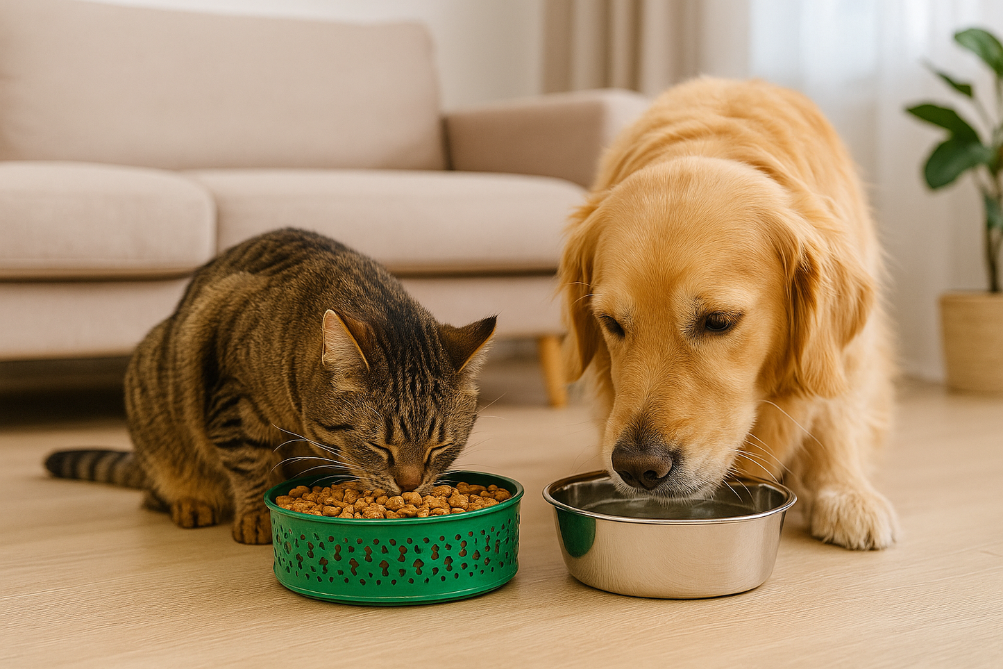 Windsor Elevated Dog Feeder with Built-In Storage – Raised Stainless Steel Bowls for Better Posture, Digestion & Organization - Advance Pets Product