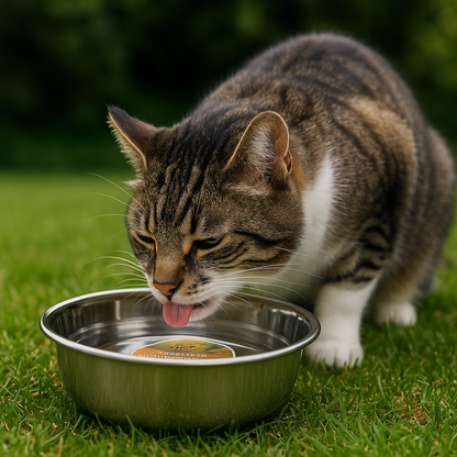 Regular Heavy Feeding Bowl - Durable Stainless Steel Dog Food & Water Dish - Advance Pets Product