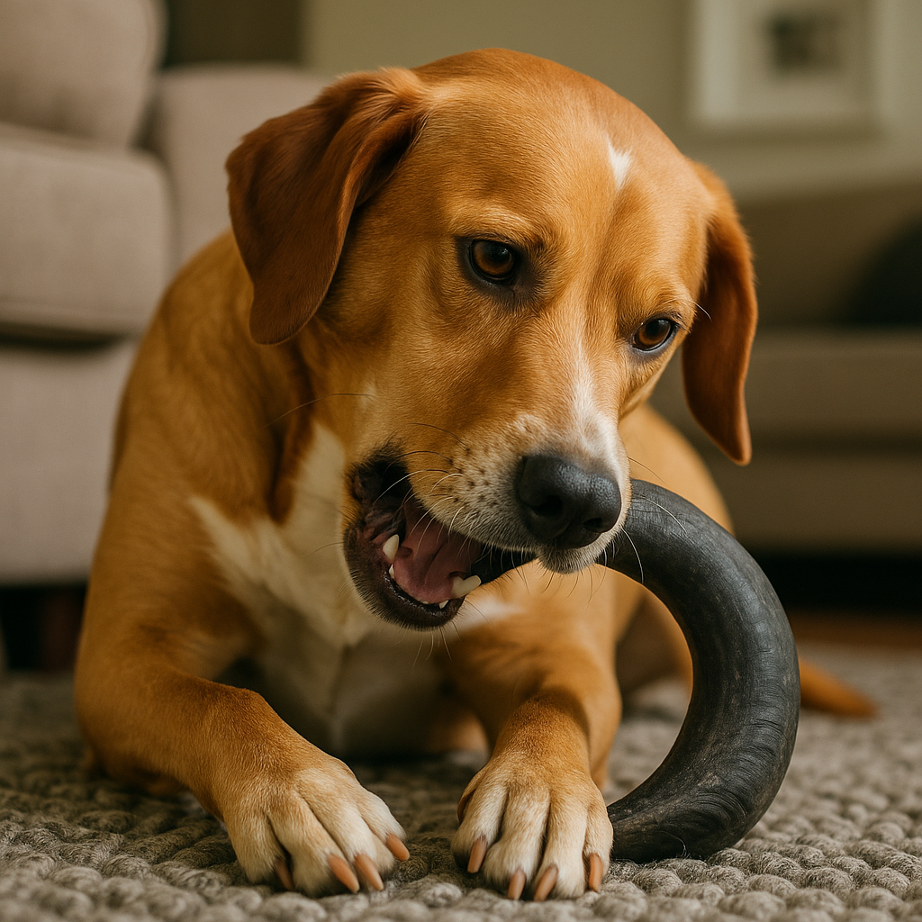 100% Natural Water Buffalo Horn Dog Chews | Long-Lasting & Healthy Treats for Dogs - Advance Pets Product