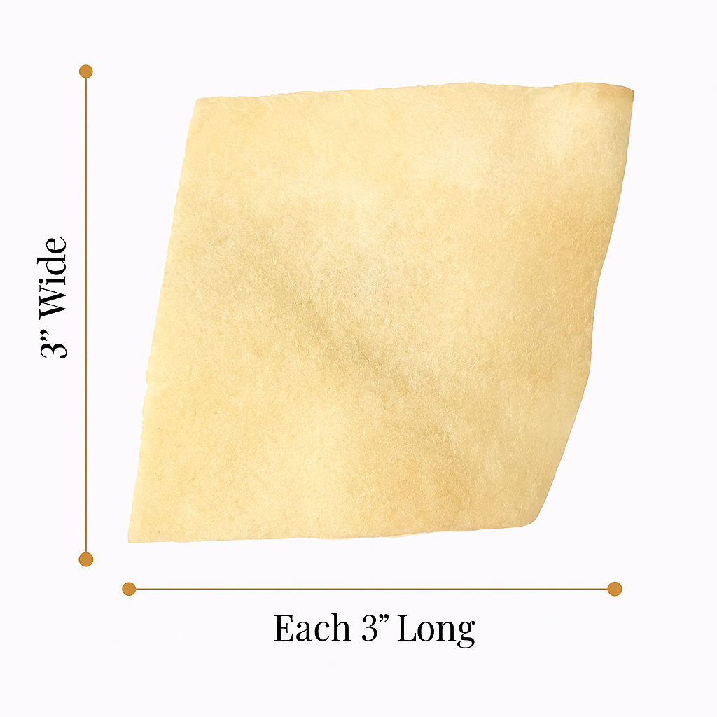 Water Buffalo Cheek Chips – Long-Lasting Rawhide-Free Dog Chews | High Protein Treats - Advance Pets Product