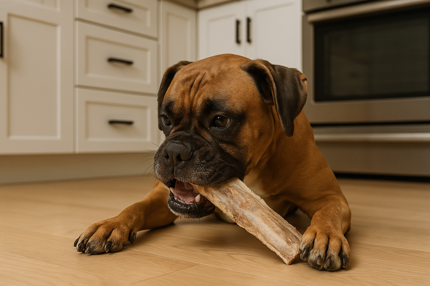 100% Natural Water Buffalo Rib Bone with Meat – Long-Lasting Dog Chew Treat - Advance Pets Product