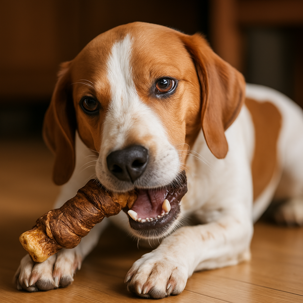 All-Natural Beef Trachea Wrapped in Jerky – Healthy, Safe Dog Chew (6” & 12” Options) - Advance Pets Product