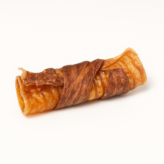 All-Natural Beef Trachea Wrapped in Jerky – Healthy, Safe Dog Chew (6” & 12” Options) - Advance Pets Product