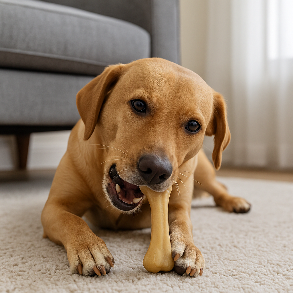 Bone-Shaped Collagen Dog Chews | Durable & Healthy Treats
