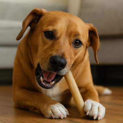 6-Inch Collagen Sticks for Dogs – Pack of 4 | Odor-Free, Long-Lasting, Rawhide Alternative