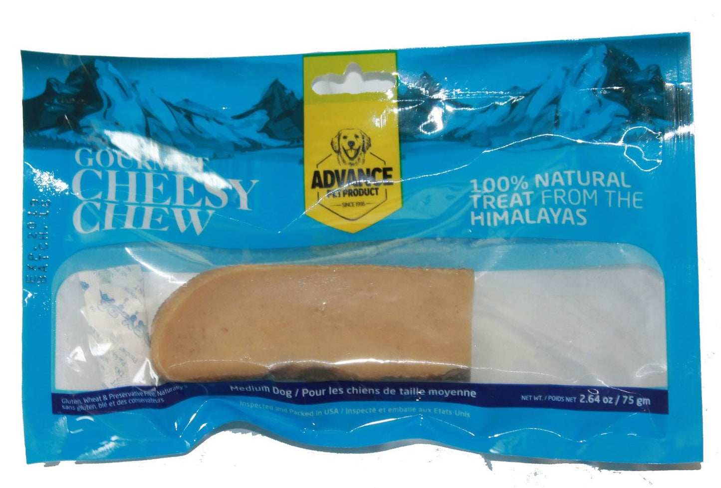 All-Natural Gourmet Cheesy Chews for Dogs – Long-Lasting, High-Protein Yak Milk Treats - Advance Pets Product