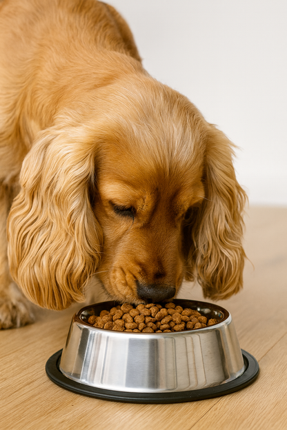 Cocker Stainless Steel Bowl – Durable, Non-Skid Feeding Bowl by Advance Pets Products - Advance Pets Product