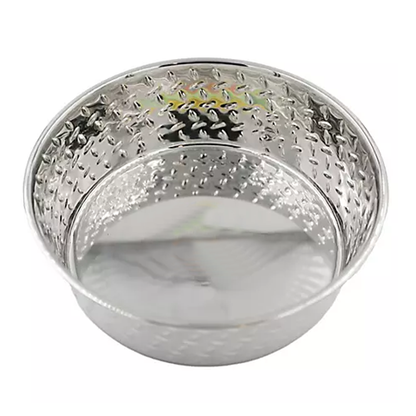 Stainless Steel Diamond Bowl – Premium Non-Slip Pet Feeding Bowl by Advance Pets Products - Advance Pets Product