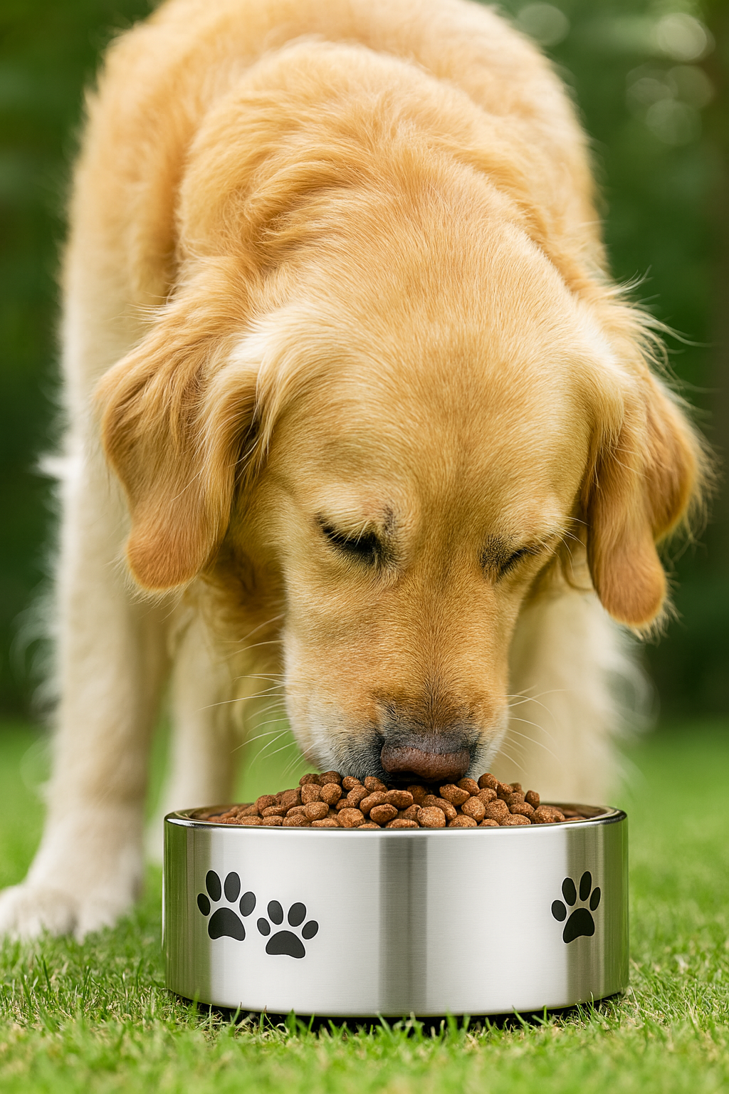 Double Wall Stainless Steel Heavy Feeding Bowl – Insulated, Non-Skid Feeding Bowl by Advance Pets Products - Advance Pets Product