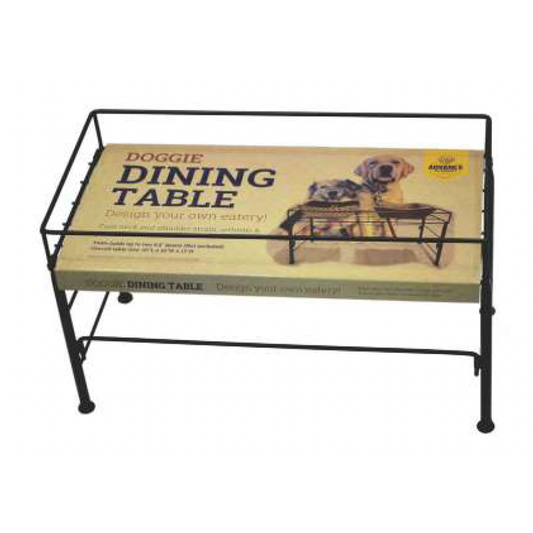 Elegant Doggie Dining Table – Elevated Pet Feeder with Non-Slip, Anti-Rattle Base for Dogs - Advance Pets Product