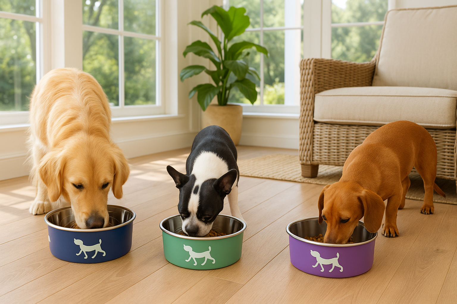 Panache Colored Dog Bowls – Stylish & Durable Pet Feeding Solution - Advance Pets Product