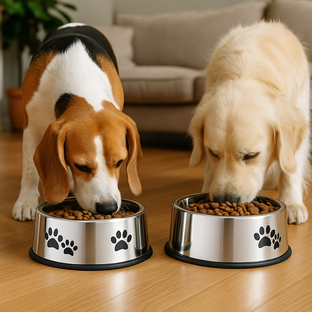 Double Wall Stainless Steel Heavy Feeding Bowl – Insulated, Non-Skid Feeding Bowl by Advance Pets Products - Advance Pets Product