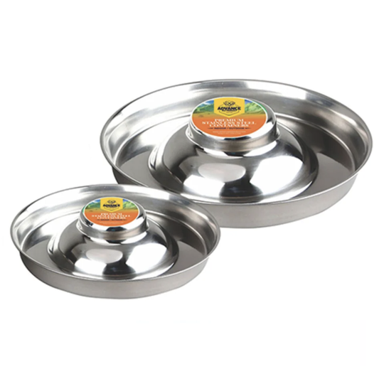 Pet Flying Saucer Dish – Stainless Steel Non-Tip Feeding Bowl by Advance Pets Products - Advance Pets Product
