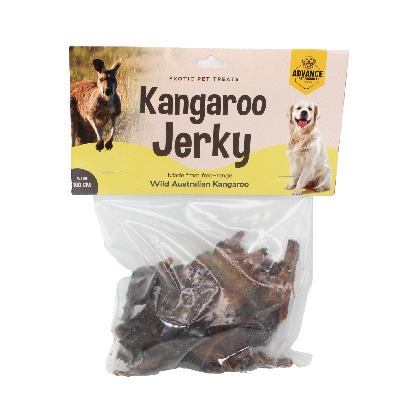 Kangaroo Jerky Treats for Dogs – Healthy, High Protein, Single Ingredient Chews