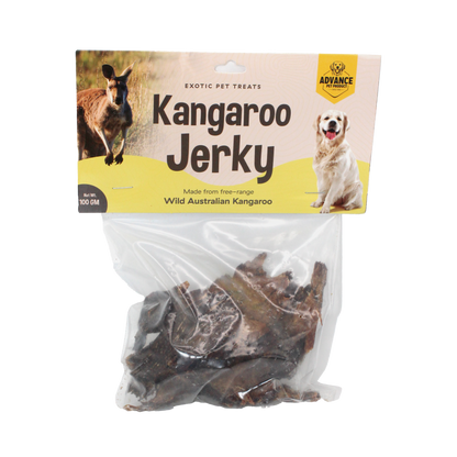 Kangaroo Jerky Treats for Dogs – Healthy, High Protein, Single Ingredient Chews