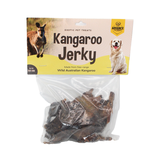 Kangaroo Jerky Treats for Dogs – Healthy, High Protein, Single Ingredient Chews