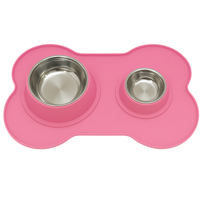 Large Bone-Shaped Silicone Mat – Mess-Free Feeding in Style - Advance Pets Product