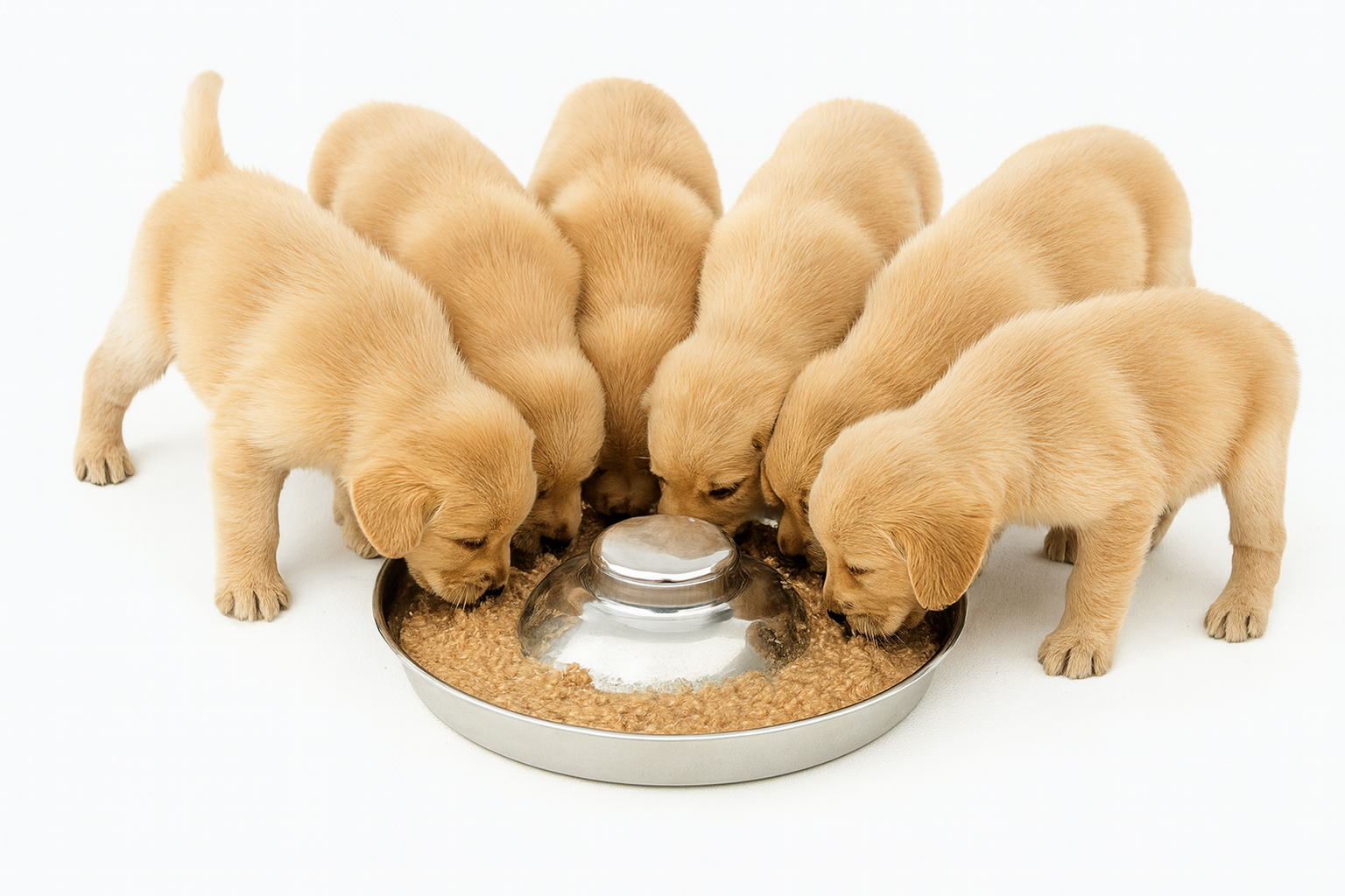 Pet Flying Saucer Dish – Stainless Steel Non-Tip Feeding Bowl by Advance Pets Products - Advance Pets Product