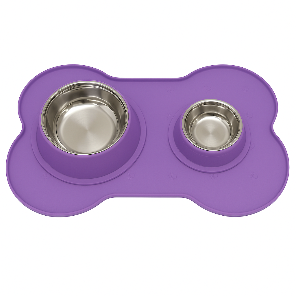 Large Bone-Shaped Silicone Mat – Mess-Free Feeding in Style - Advance Pets Product