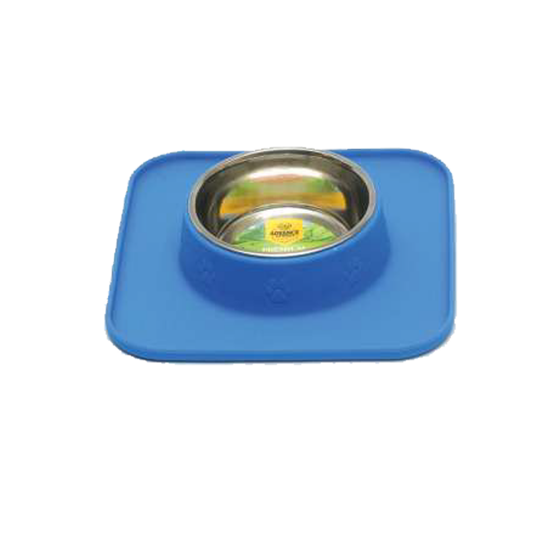 Silicone Square Non-Skid Mat - 1 Bowl (Large) For Dogs and Cats - Advance Pets Product