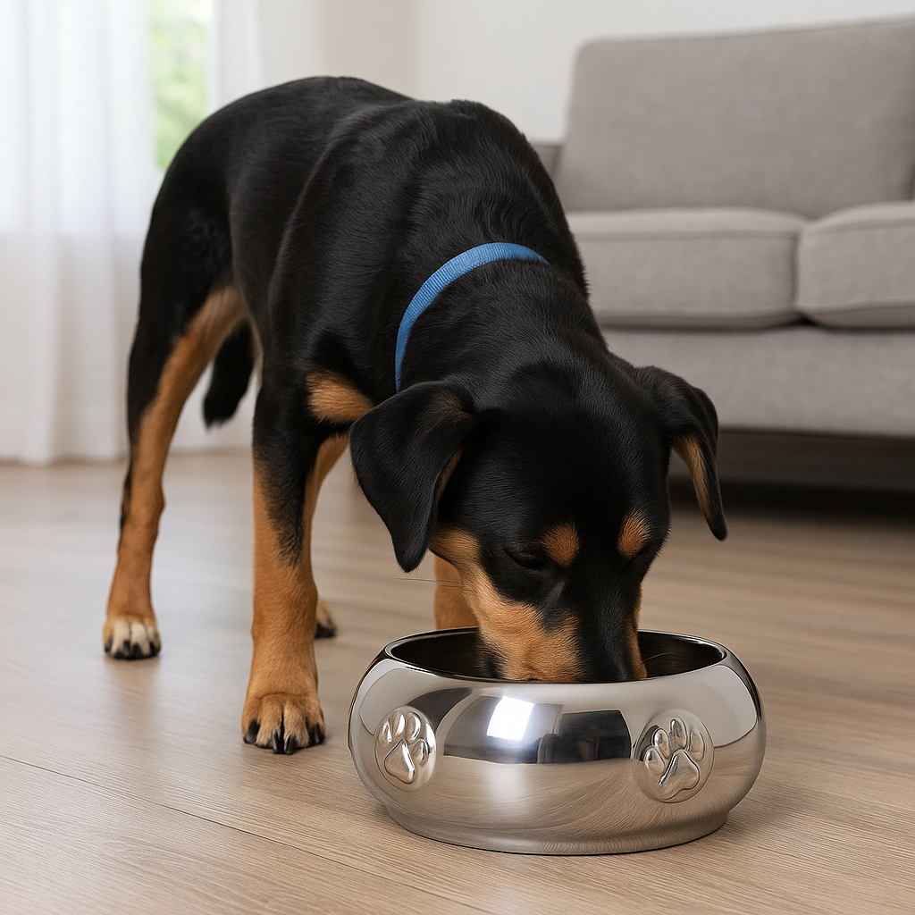 Unspill-a-Bowl® No-Spill Stainless Steel Dog Bowl – Mess-Free, Heavy-Duty & Dishwasher Safe - Advance Pets Product